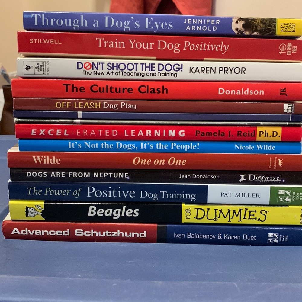 Dog training book LOT in very good condition